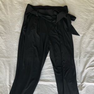 Express black stretchy work pants